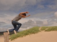 Waghalsige Kletterei.