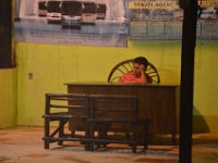 Ein Reisebüro ohne Kundschaft.