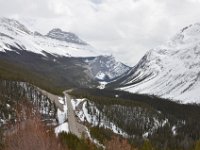 Auf dem Weg zur Columbia Icefields Passstraße