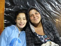 Auf der Rückfahrt im Boot