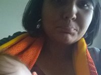 Das erste mal auf dem Arm, gleich erstmal eingeschlafen.